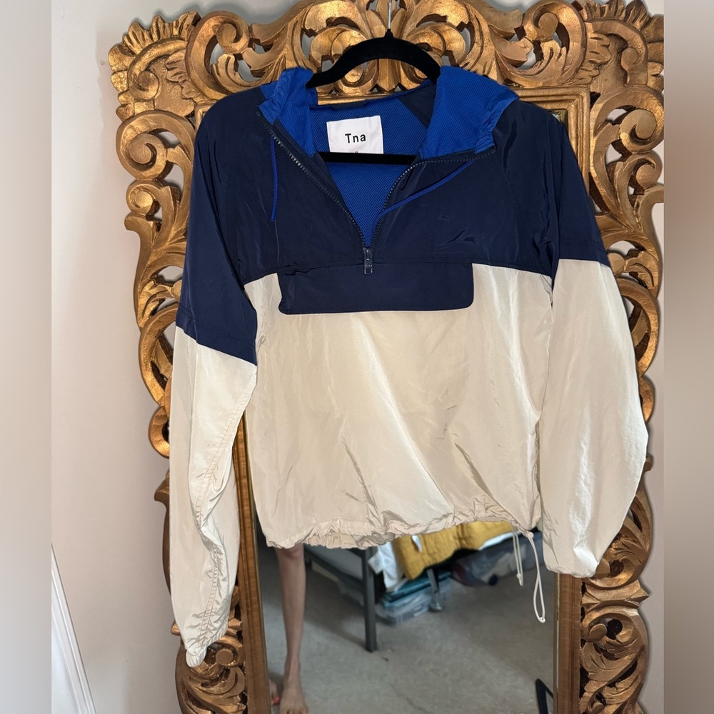 TNA vintage aesthetic half zip jacket